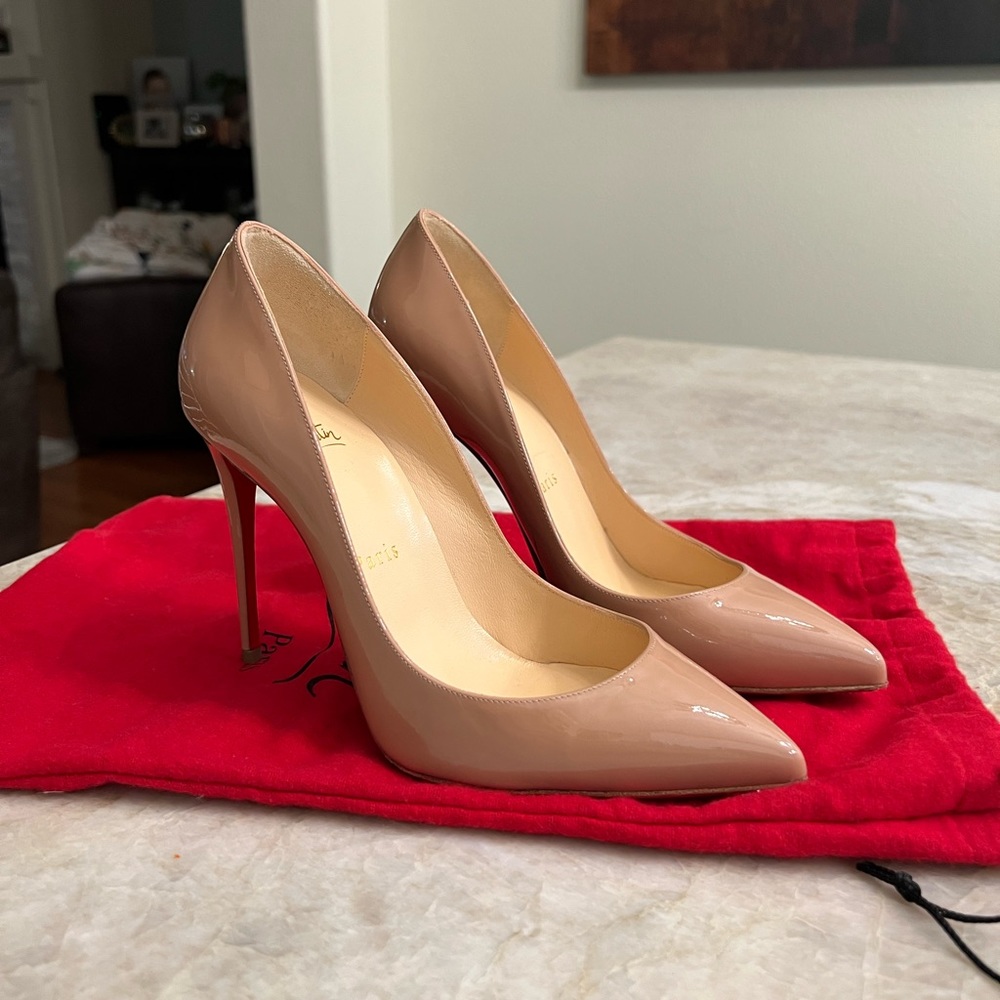 AUTHENTIC Christian Louboutin Pigalle Follies size 36.5 heel height 100